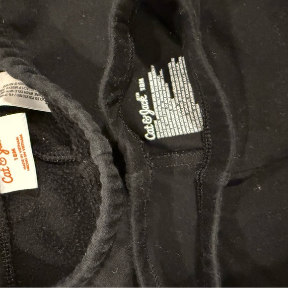 Cat & Jack Kids Black and Gray Leggings Set - Picture 4 of 4